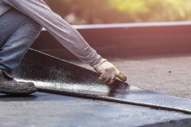 Professional Basement Waterproofing technician working in Schaumburg, IL